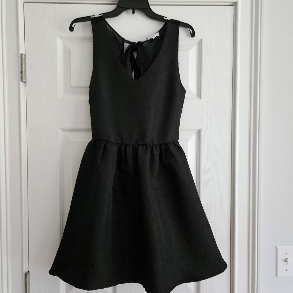 Jun & Ivy  Black Sleeveless Mini Dress Sz Sm